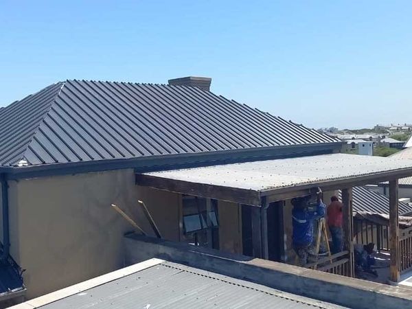 Roof sheeting installation