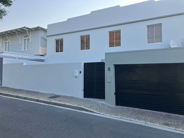 Painted boundary wall and home exterior